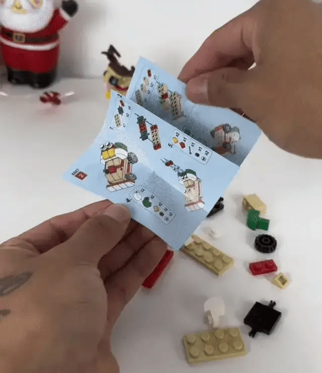 Calendario de adviento navideño