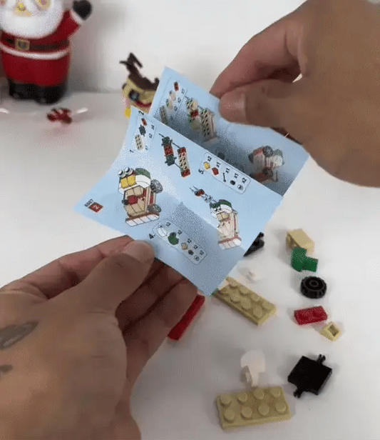 Calendario de adviento navideño